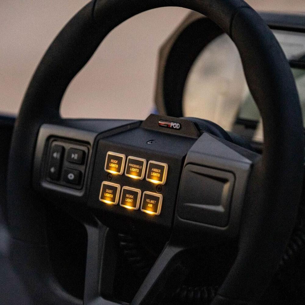SourceLT/Mini6 Steering Wheel Mount Kit - Polaris RZR Pro R/Turbo R 2022-2024; Pro XP 2020-2024