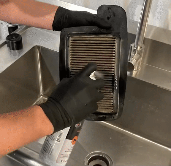 WR Performance F3 aerosol filter cleaner