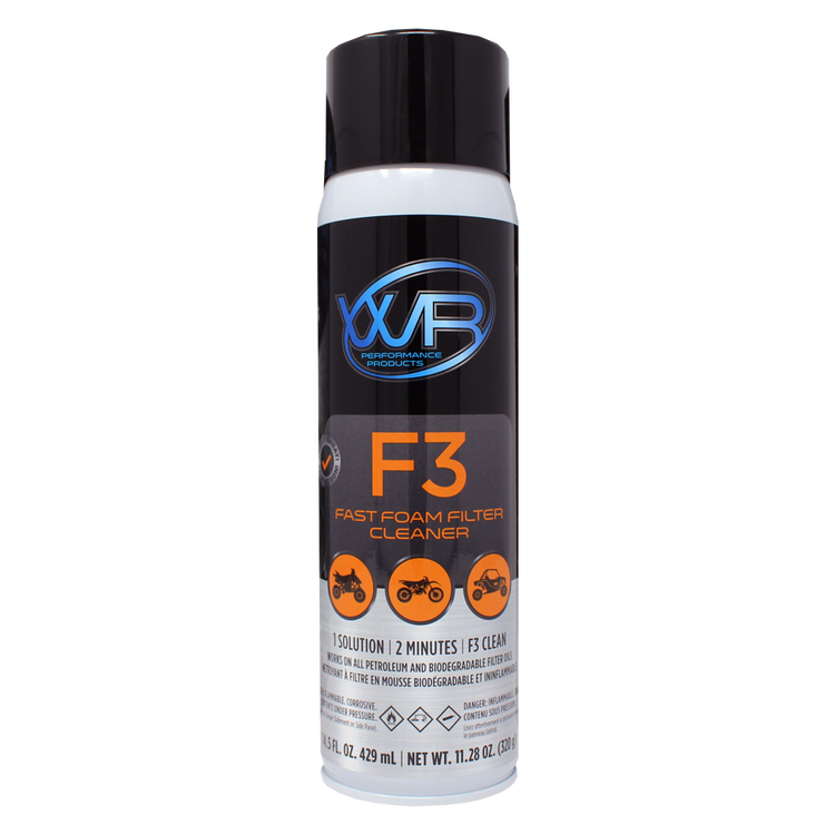 WR Performance F3 aerosol filter cleaner