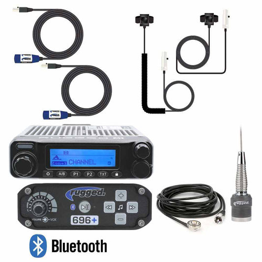 2 Person - BUILDER KIT with RRP696 Bluetooth Intercom and M1 Digital Rugged Radio