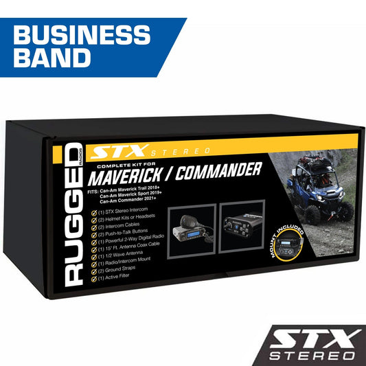 Can-Am Commander STX STEREO Complete UTV Communication Intercom Kit