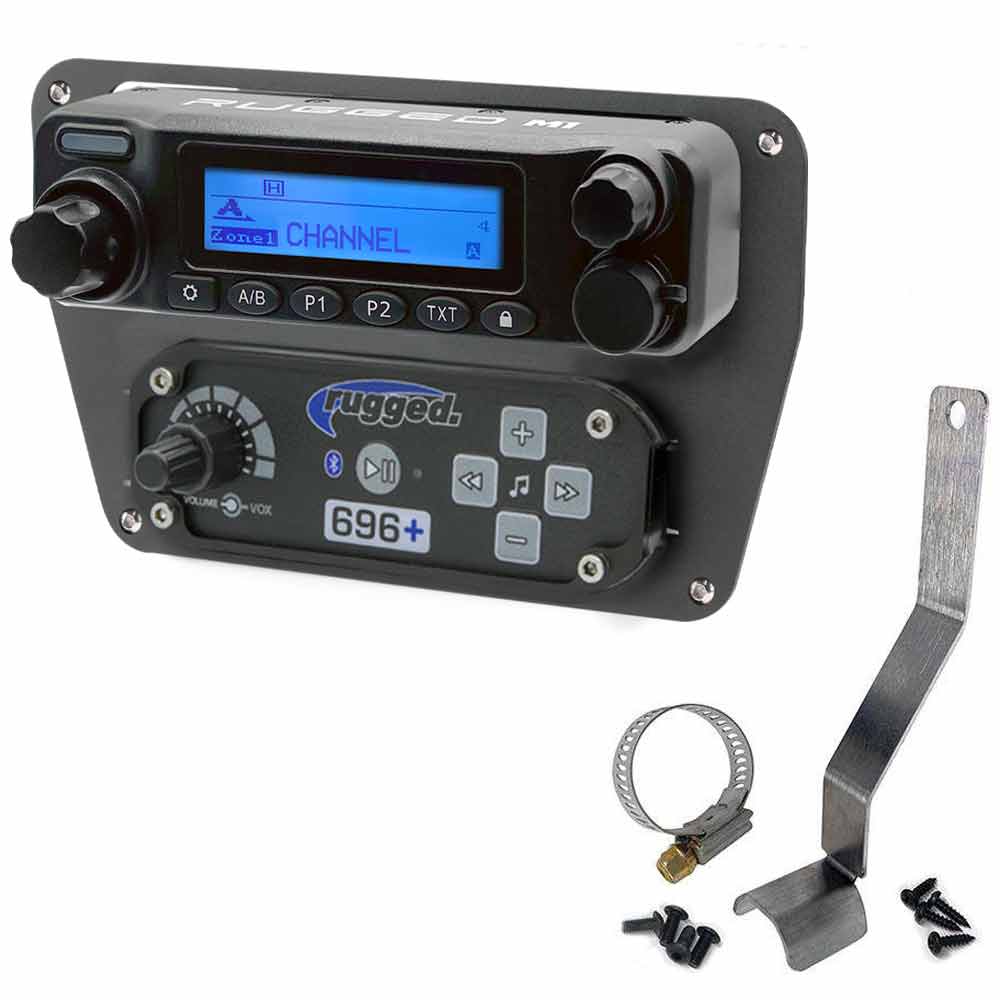 POWERHOUSE 45-Watt GMRS Radio - Can-Am Commander STX STEREO Complete UTV Communication Intercom Kit