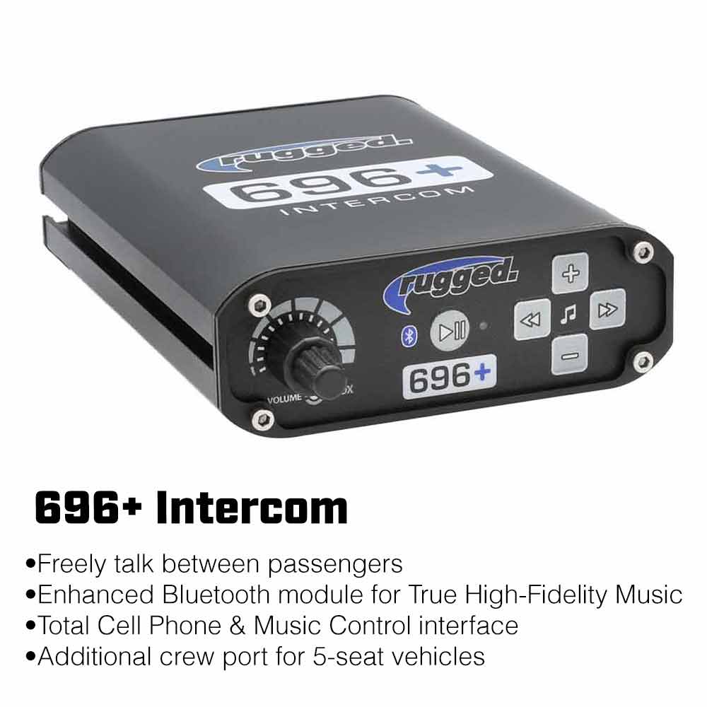 POWERHOUSE 45-Watt GMRS Radio - Kawasaki Teryx KRX 1000 Complete UTV Communication Intercom Kit