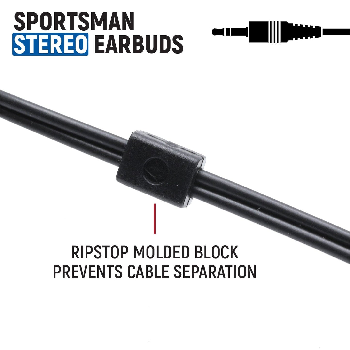 Sportsman Foam Earbud Speakers - Stereo