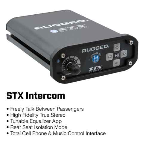 Waterproof GMRS Radio - Can-Am Commander STX STEREO Complete UTV Communication Intercom Kit
