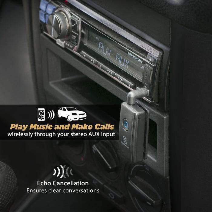 Scosche Bluetooth Audio Receiver for 3.5mm AUX Jacks