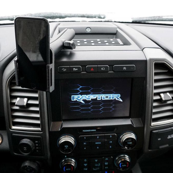 BuiltRight Ind Dash Mount - 2015-2020 F150/Raptor