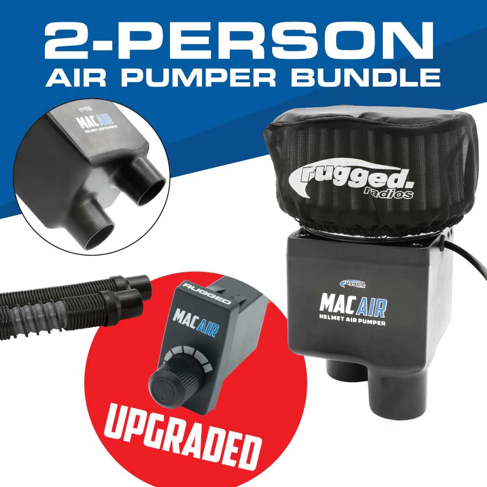 Rugged Mac Air 2-person Helmet Air Pumper Bundle