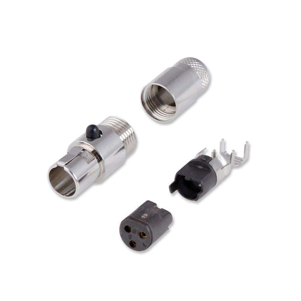 3-Pin Female Mini XLR Connector TA3FL