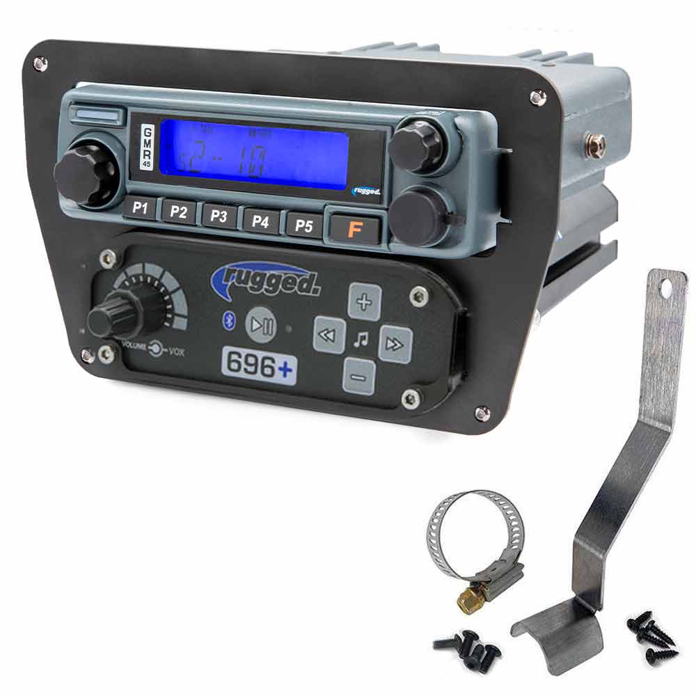 POWERHOUSE 45 - Watt GMRS Radio Can-Am Commander Complete UTV Communication Kit