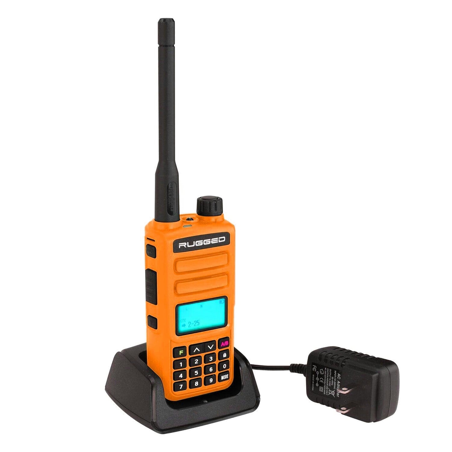 PREORDER - Rugged GMR2 GMRS/FRS Handheld Radio - High Visibility Safety Orange