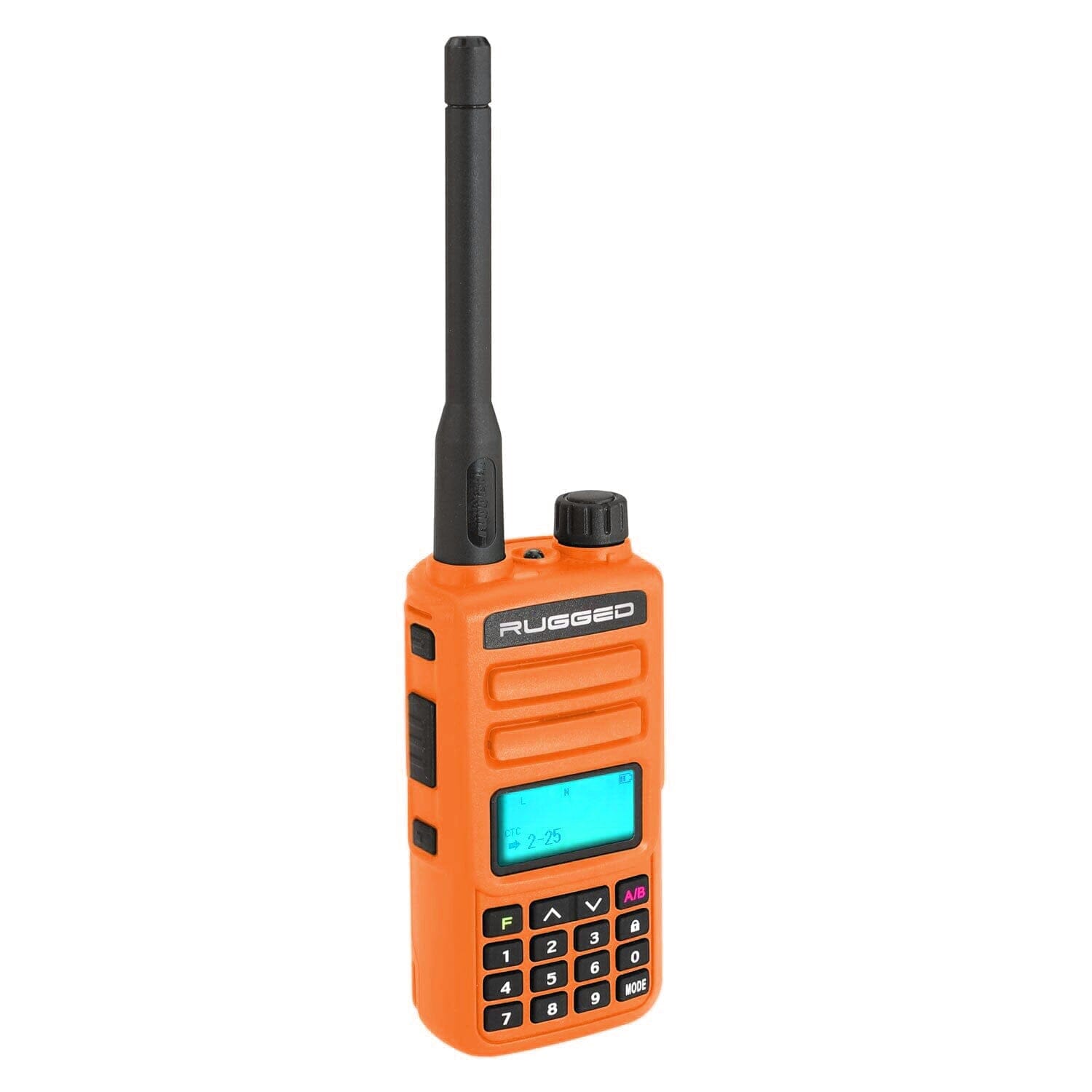 PREORDER - Rugged GMR2 GMRS/FRS Handheld Radio - High Visibility Safety Orange