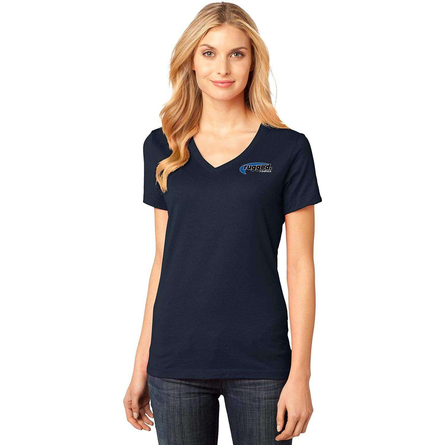 Rugged Radios Ladies V-Neck