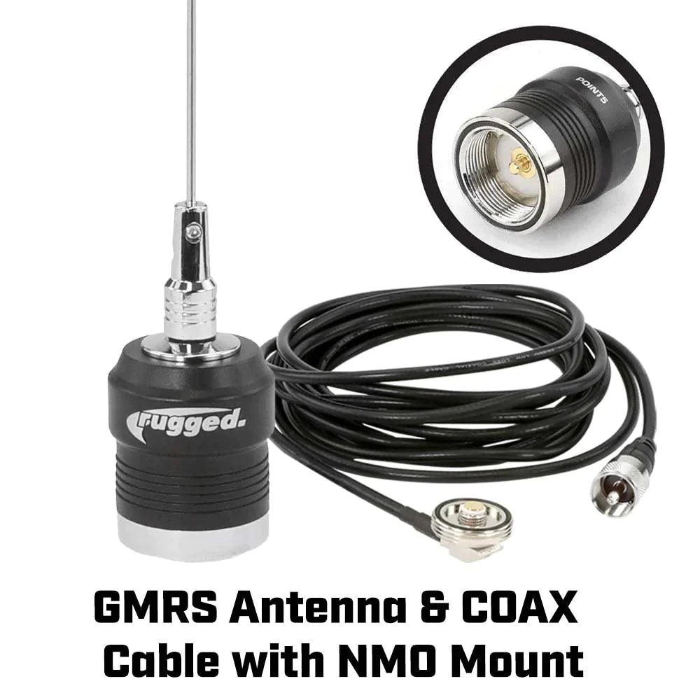 Waterproof GMRS Radio - Can-Am Commander Maverick Complete UTV Communication Intercom Kit