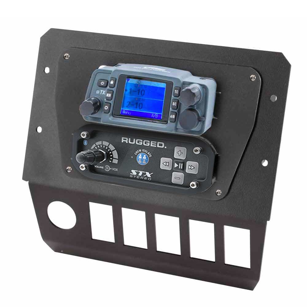Waterproof GMRS Radio - Polaris General STX STEREO Complete UTV Communication Kit